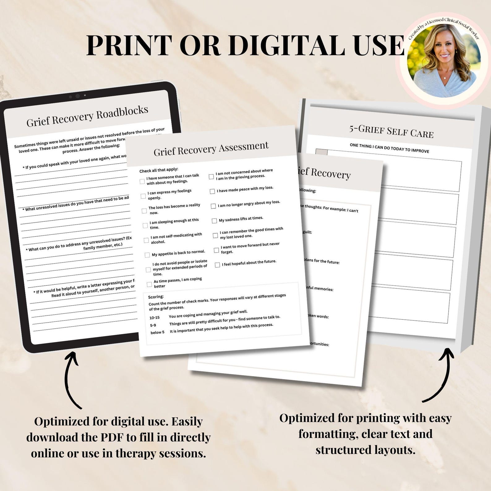 Gruelling Worksheet.pdf Grief and Loss Worksheets for Processing Grief and Finding Emotional ...