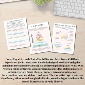 Adverse Childhood Experiences Therapy Worksheets, Healing Your Inner ...