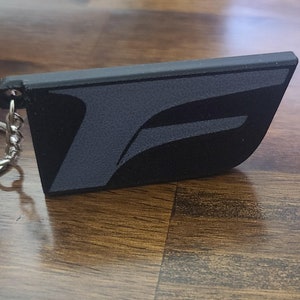 Lexus F Sport Logo Keychain - 3D Printed Keychain - Perfect for Lexus Enthusiasts