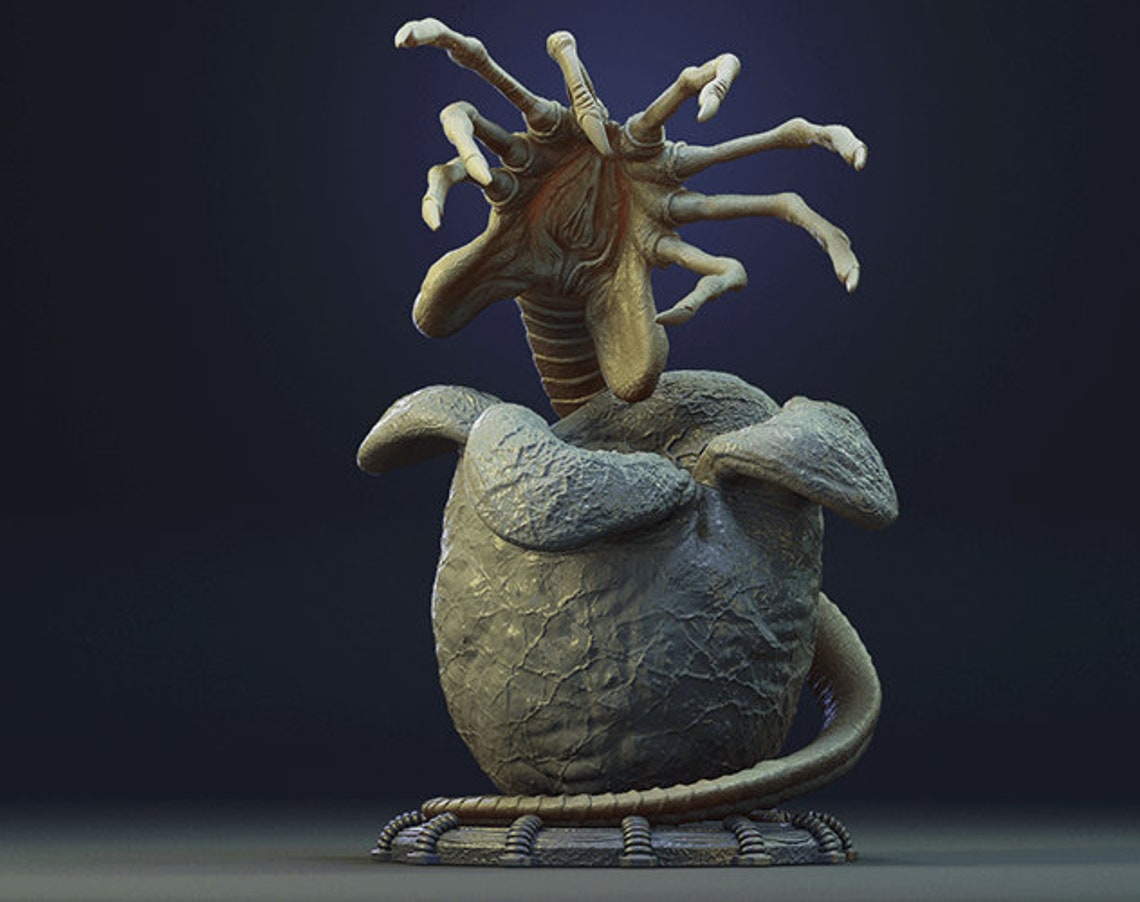 Alien Facehugger STL, Facehugger 3D Model, Facehugger 3D Print Files