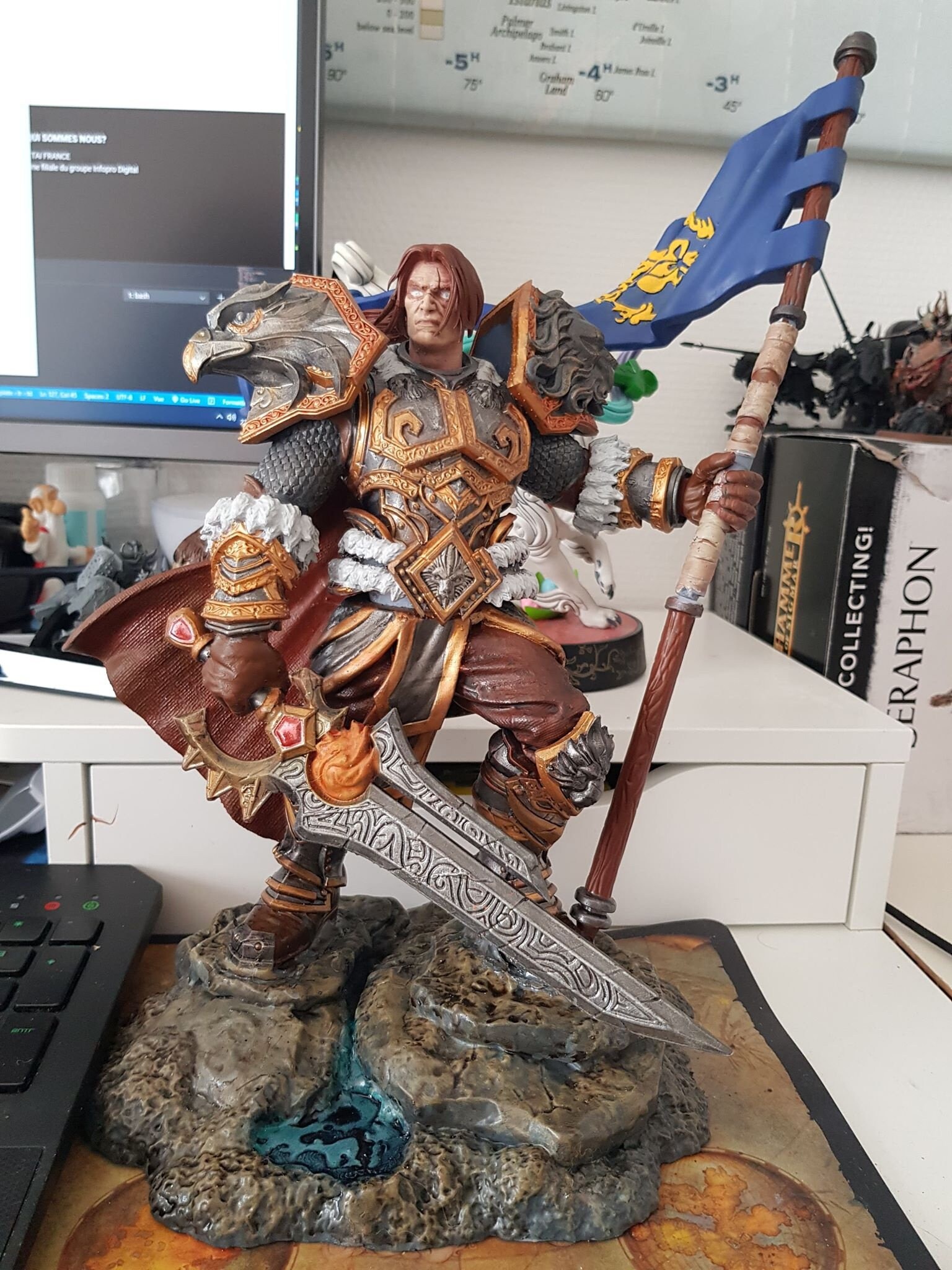 World of Warcraft Varian Wrynn STL, Varian Wrynn 3D Print Files, Varian ...