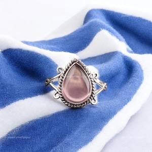 Precious Purple Cat&#39;S Eye Ring, Purple Gemstone Ring, Stackable Ring, 925 Sterling Silver Jewelry, Anniversary Gift, Ring For Sister