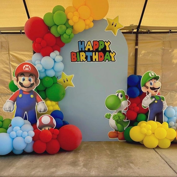 Super Mario Balloon Garland , Super Mario Banner Handmade , Super Mario  Balloon , Super Mario Bros , Super Mario Party , Super Mario theme -   México