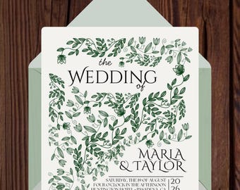 Add-on wedding digital invitation template