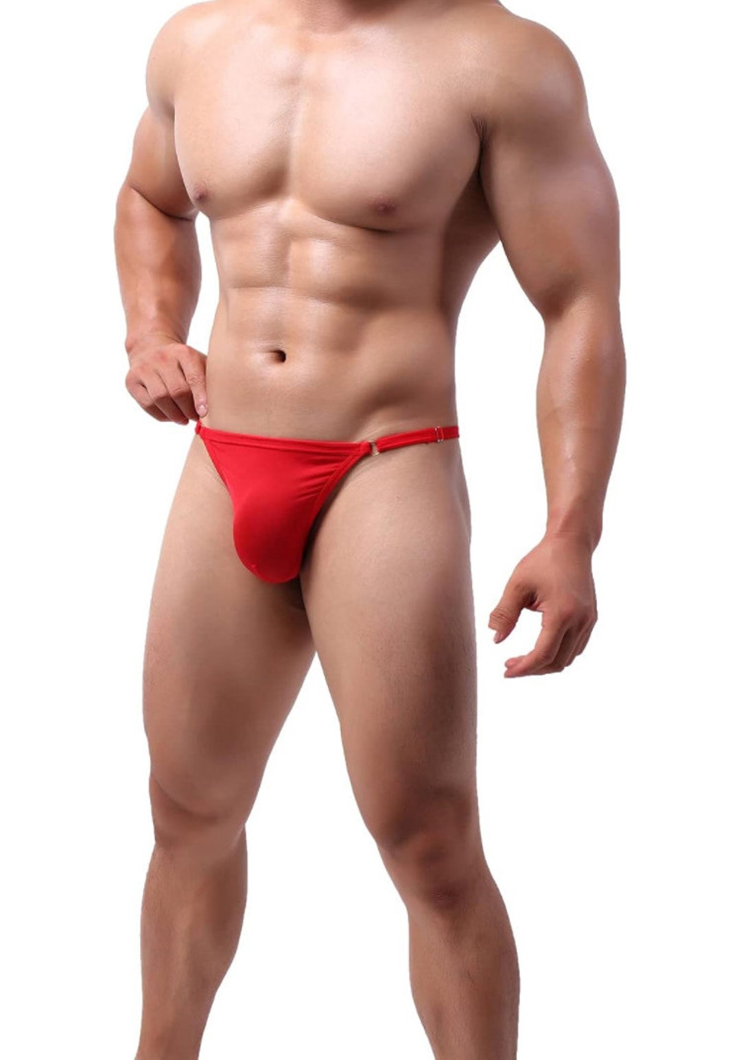 Mens Thong Bikini Underwear Adjustable Size Etsy