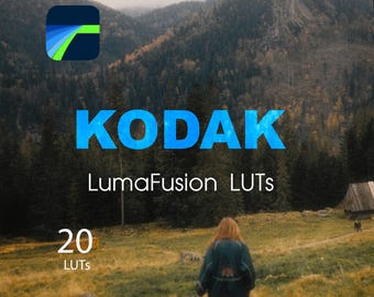 Kodak-Style — 20 LumaFusion LUTs | Cinematic Film Color | Rec.709 .cube | DJI D-Log M | С-Log
