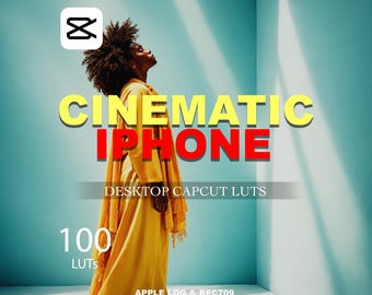 100 Cinematic iPhone LUTs for CapCut | 35mm Film Look ( .CUBE )