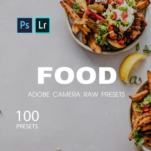 Food Presets for Camera Raw  (Desktop XMP, 100) | Lightroom | Product/Restaurant
