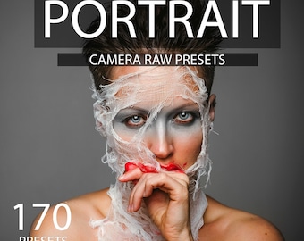 170 Porträt Lightroom Presets, Camera Raw, XMP (Digitaler Download)