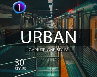 Urban Portrait Presets, Retro Analog Nineties Style, Capture One Filters