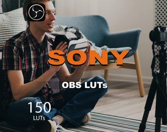 SONY LUTs for OBS (150) | S-Log3 to Rec709 | Cinematic Stream Color | .CUBE
