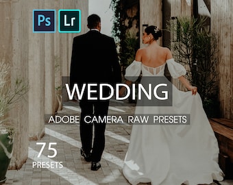 75 Camera Raw presets wedding | Wedding presets | Desktop presets | Presets photoshop | Preset XMP | Lightroom Presets | Wedding