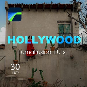 Hollywood — 30 LumaFusion LUTs (Rec.709 .cube ) | Blockbuster-Inspired Cinematic Pack | Apple Log / DJI С-Log |