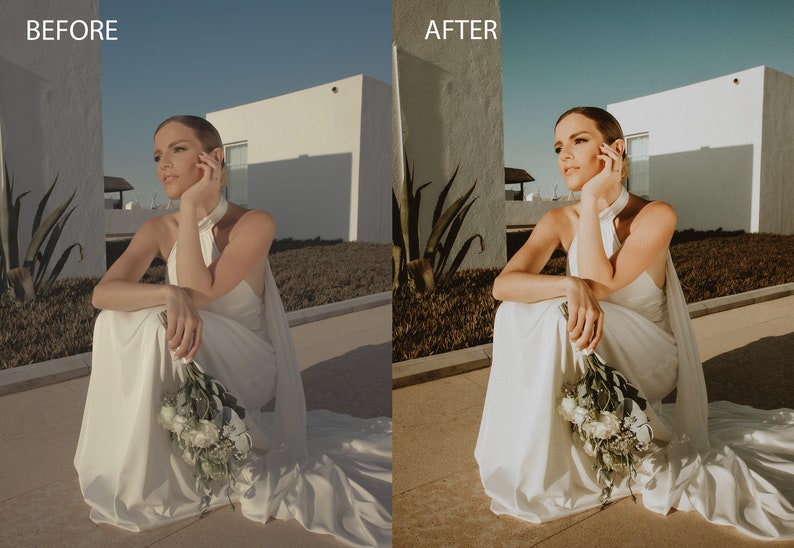 100 Wedding Lightroom Presets, Desktop XMP, Camera Raw Filters image 8