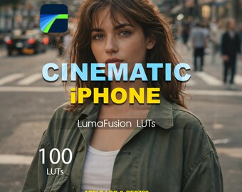 100 Cinematic iPhone LUTs for LumaFusion | Film Look Color Grading (.CUBE Files)