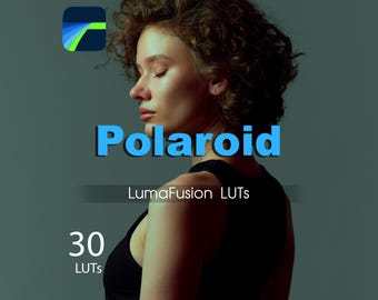 LumaFusion Polaroid LUTs | Vintage Film Look, Warm Tones (.CUBE Pack)