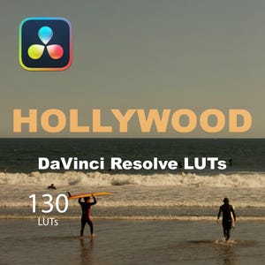 Hollywood LUTs, DaVinci Resolve LUTs, Cinematic LUTs, Film LUTs, Blockbuster LUTs, Professional LUTs, Davinci Resolve, Film Look LUTs