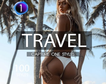 100 Travel Capture One Styles, Film Presets, Retro Presets, Vintage Presets, Kodak Presets, Capture One Presets, Capture 1 styles