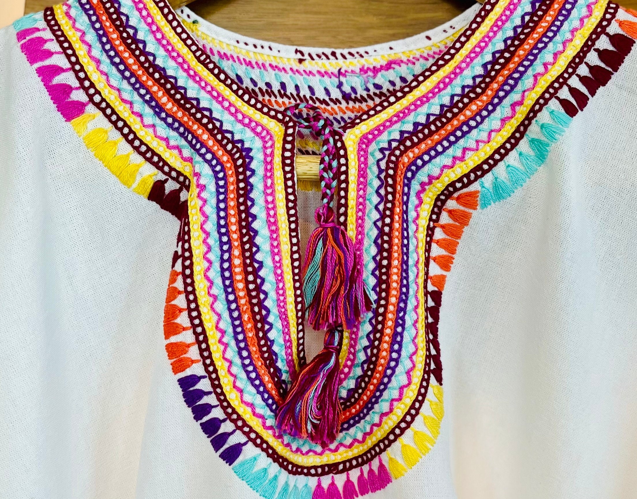 San Antonio Embroidered Mexican Dress - Etsy