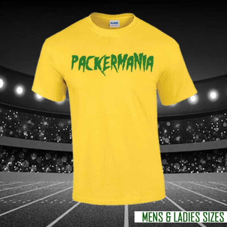 Packermania American Football Fan Tshirt Etsy UK