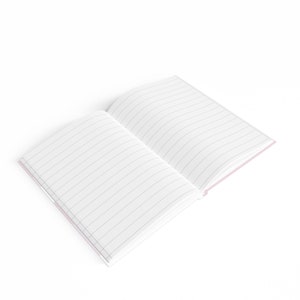 Option to have either ruled or blank pages inside. Gift idea for writer. Wellness self care gift.