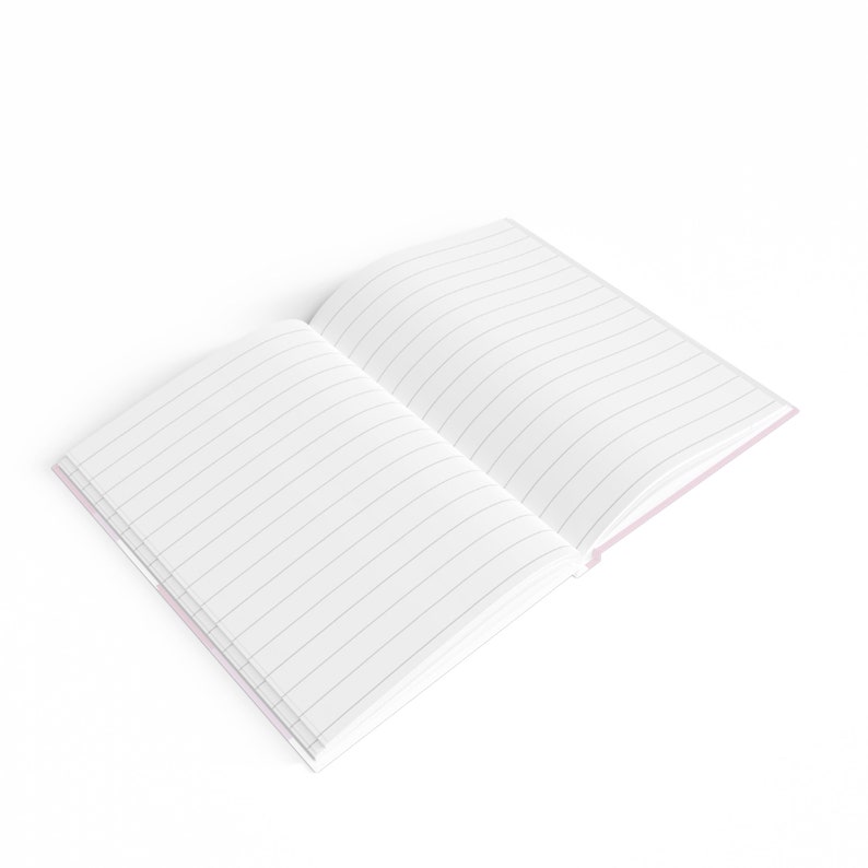 Option to have either ruled or blank pages inside. Gift idea for writer. Wellness self care gift.