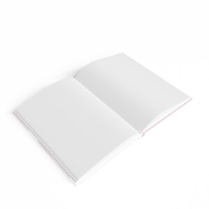 Option to have either ruled or blank pages inside. Gift idea for writer. Wellness self care gift.