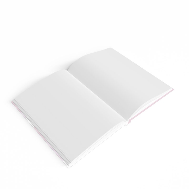 Option to have either ruled or blank pages inside. Gift idea for writer. Wellness self care gift.