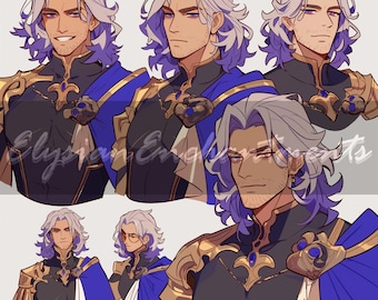 Adoptable - Nobleman Aristocrat Human Bishounen Anime Male, Unique Original Character Roleplaying Reference, Adopt Artwork