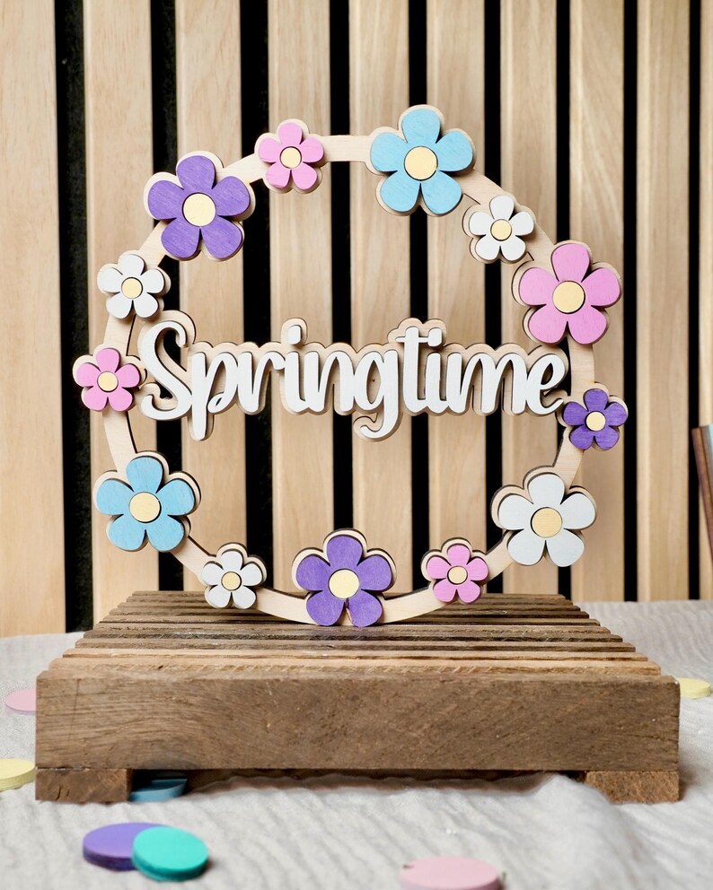 Paquete de primavera Loop Plotter-Laser-3D archivo SVG*PNG*3mf Cuélgalo, configúralo, regálalo imagen 3