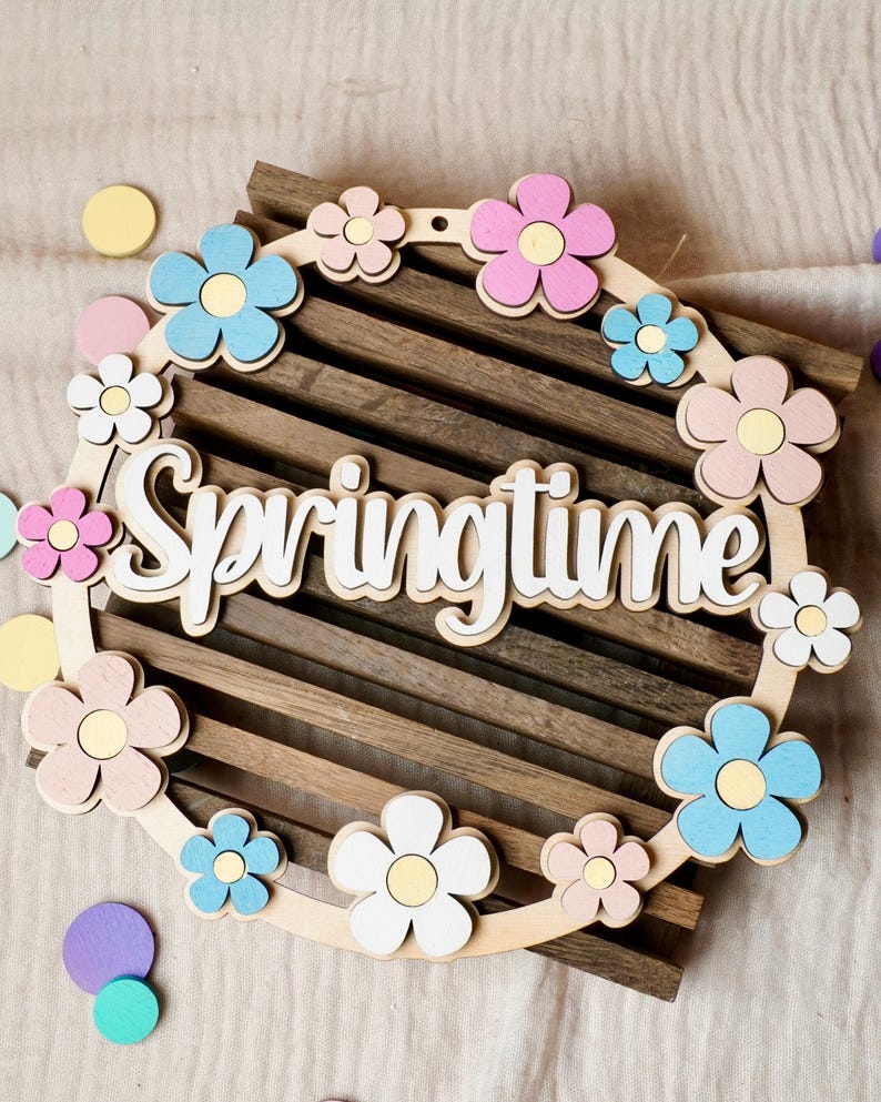 Paquete de primavera Loop Plotter-Laser-3D archivo SVG*PNG*3mf Cuélgalo, configúralo, regálalo imagen 2