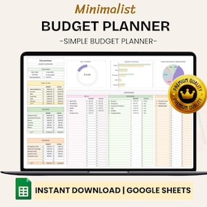 Jaarlijkse budgetplanner in Google Sheets, maandelijkse budgetspreadsheet, tweewekelijkse salaristracker, financiële tool voor 2026