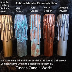 Beeswax Chandelier Candle Cover: Edison E26 Socket Sleeve, Choose Height and Color image 10