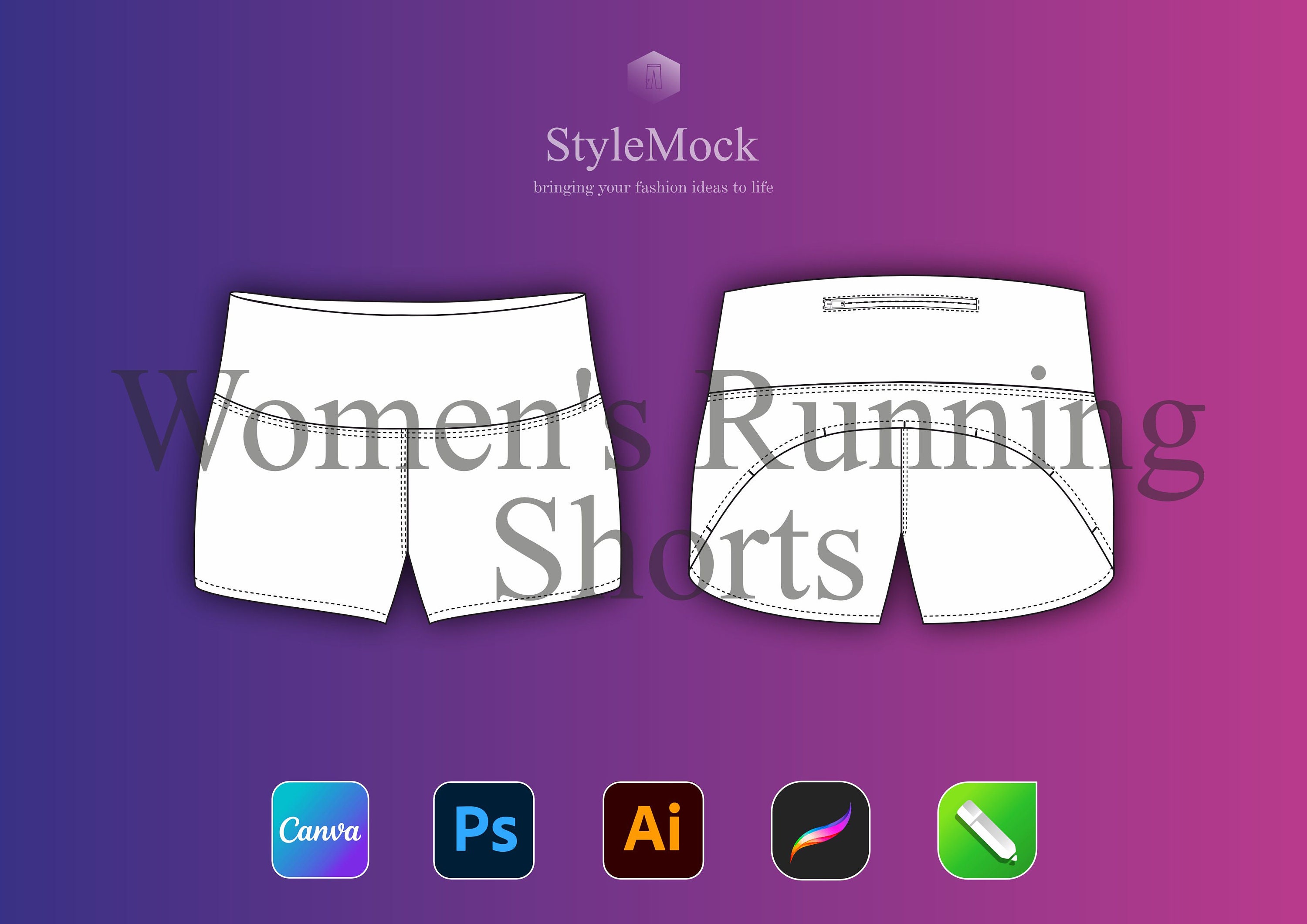 Shorts Vector Sketch -  New Zealand