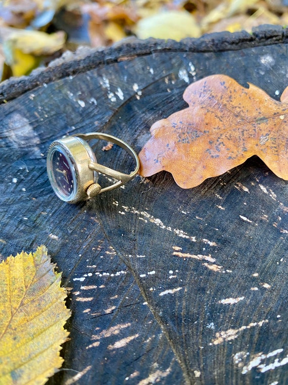 Working vintage watch ring. Watch ring "Chaika". … - image 4