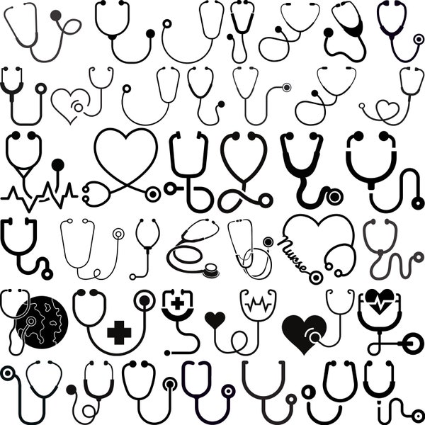 Stethoscope Monogram - Etsy