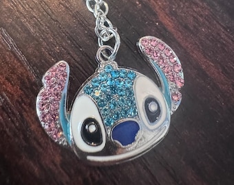 Collar de Lilo y Stitch de Disney - Colgante con cara de Stitch