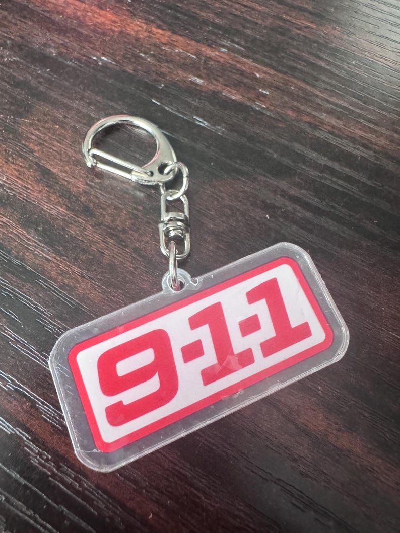 9-1-1 on ABC Inspired Keyrings - 118, Buck and Buddie Keychains - NEW ...