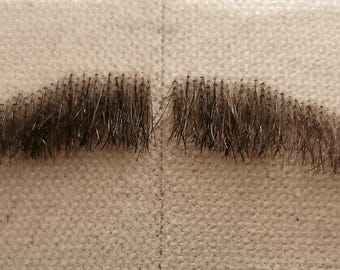 Pencil Moustache, 1920's inspired real hair fake moustache