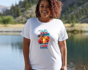 Salty Hair Don't Care Tee - Unisex strandlivströja