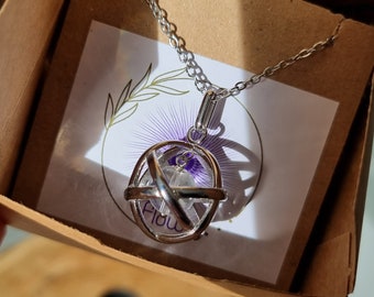 Collana Genesa Crystal con Quarzo Ialino