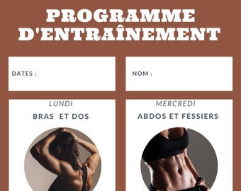 Programa de entrenamiento