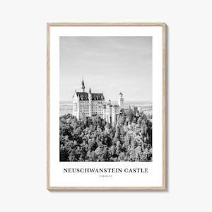 Neuschwanstein Castle Wall Art, Neuschwanstein Castle Wall Decor, Neuschwanstein Castle Poster, Neuschwanstein Castle Home Decor, Travel