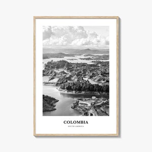 Arte de parede da Colômbia nº 2, decoração de parede da Colômbia, pôster da Colômbia, decoração para casa da Colômbia, presente de viagem da Colômbia, impressão de viagem da Colômbia