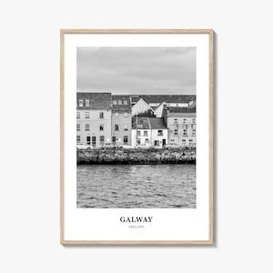 Galway Ireland Photo Print: Elegant Travel Poster