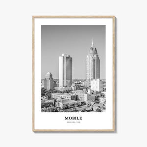 Mobile Wall Art, Mobile Wall Decor, Mobile Poster, Mobile Home Decor, Mobile Travel Gift, Mobile Travel Print