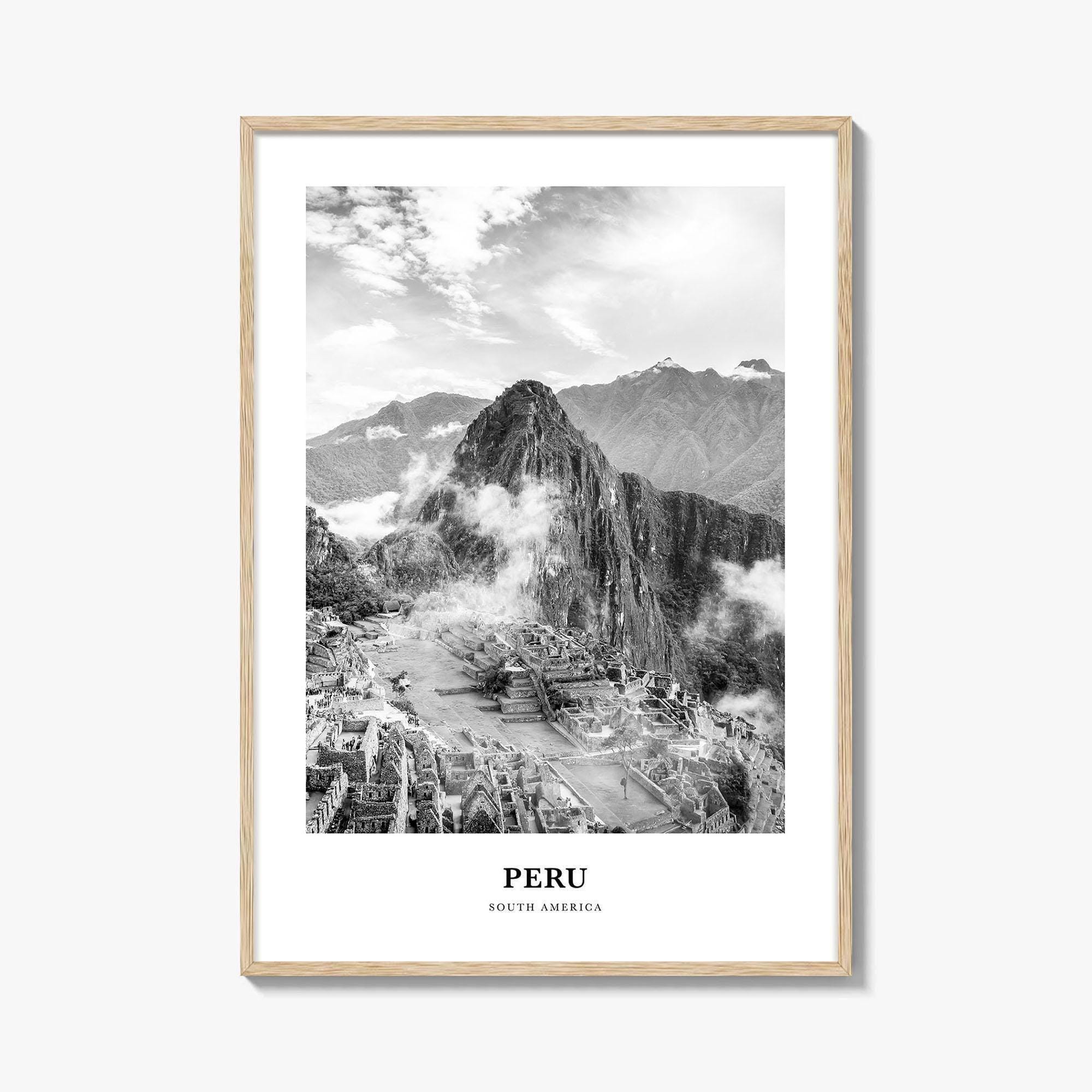 Machu Picchu Print: Peru Travel Photography, Home Wall Art