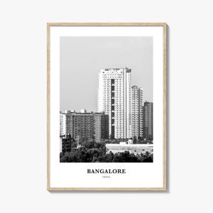 Bangalore Wall Art, Bangalore Wall Decor, Bangalore Poster, Bangalore Home Decor, Bangalore Travel Gift, Bangalore Travel Print