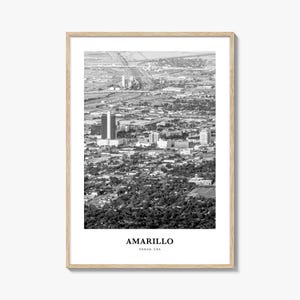 Amarillo Wall Art, Amarillo Wall Decor, Amarillo Poster, Amarillo Home Decor, Amarillo Travel Gift, Amarillo Travel Print