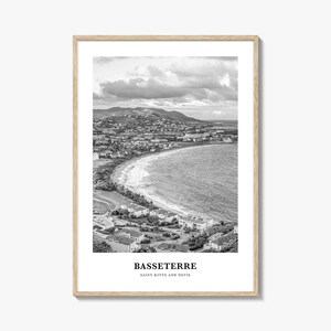 Basseterre Fotografie Druck: St. Kitts & Nevis Reiseposter
